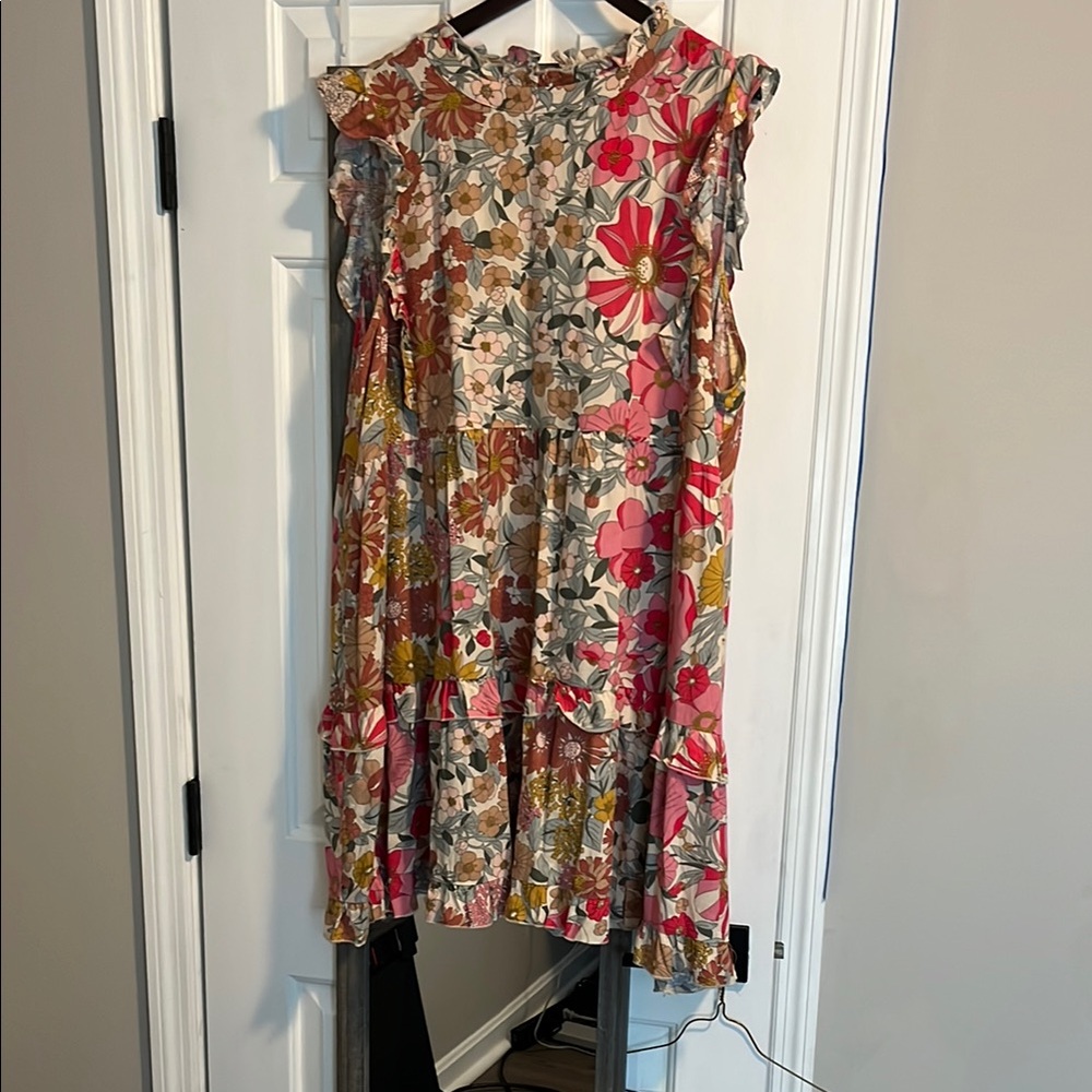 City Chic Floral Sleeveless Sundress